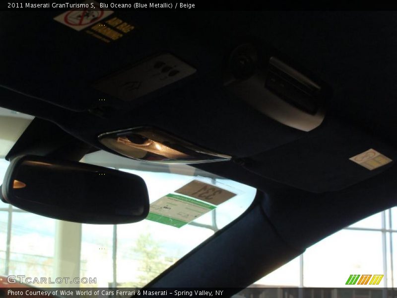 Blu Oceano (Blue Metallic) / Beige 2011 Maserati GranTurismo S