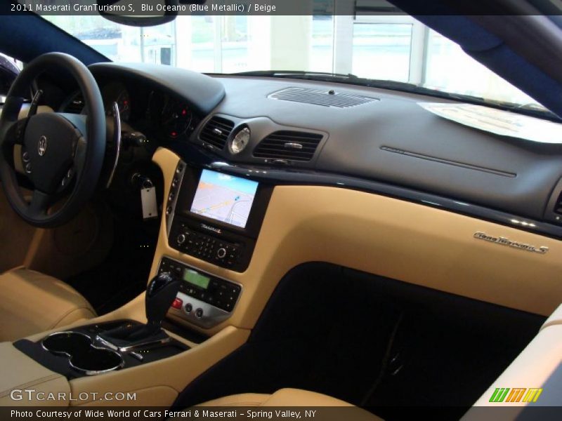 Blu Oceano (Blue Metallic) / Beige 2011 Maserati GranTurismo S