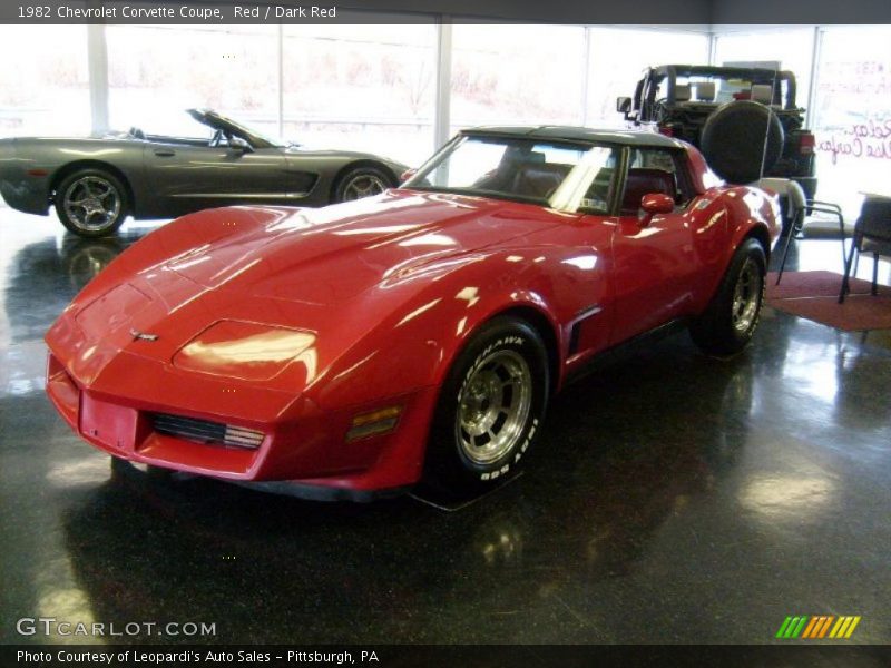 Front 3/4 View of 1982 Corvette Coupe