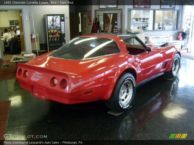  1982 Corvette Coupe Red