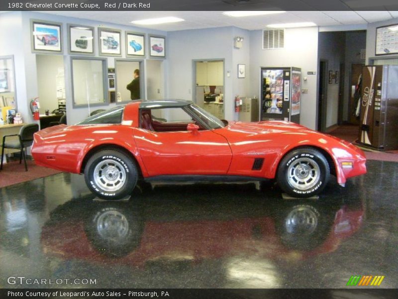  1982 Corvette Coupe Red