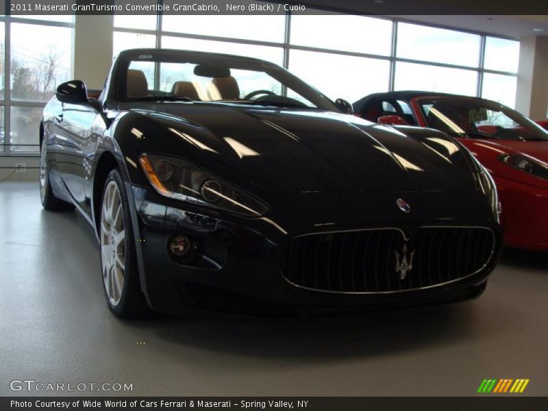 Nero (Black) / Cuoio 2011 Maserati GranTurismo Convertible GranCabrio
