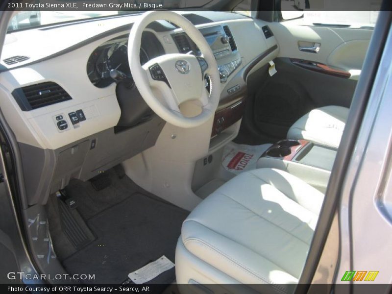 Predawn Gray Mica / Bisque 2011 Toyota Sienna XLE