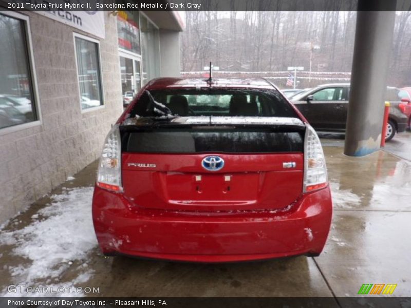 Barcelona Red Metallic / Dark Gray 2011 Toyota Prius Hybrid II