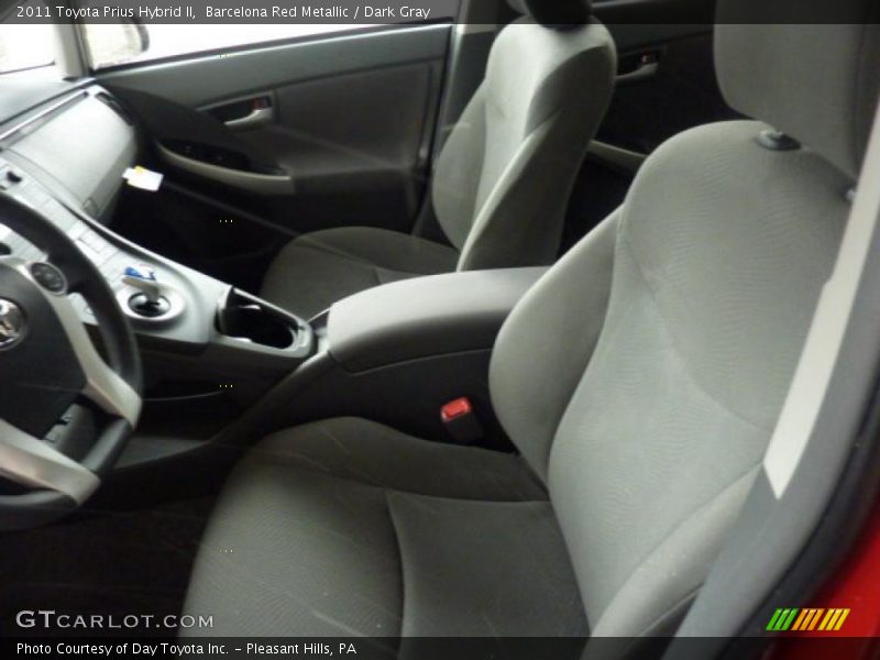 Barcelona Red Metallic / Dark Gray 2011 Toyota Prius Hybrid II