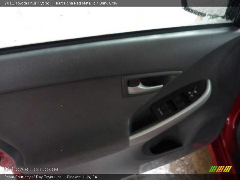 Barcelona Red Metallic / Dark Gray 2011 Toyota Prius Hybrid II