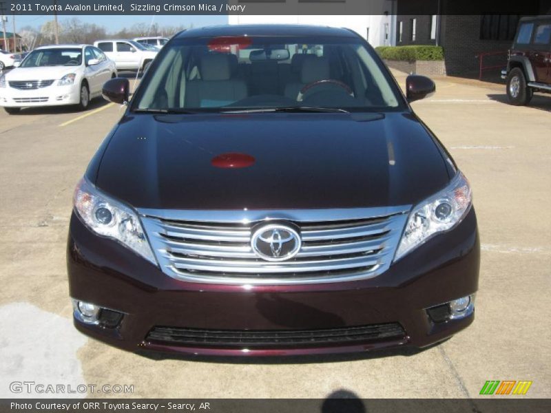Sizzling Crimson Mica / Ivory 2011 Toyota Avalon Limited