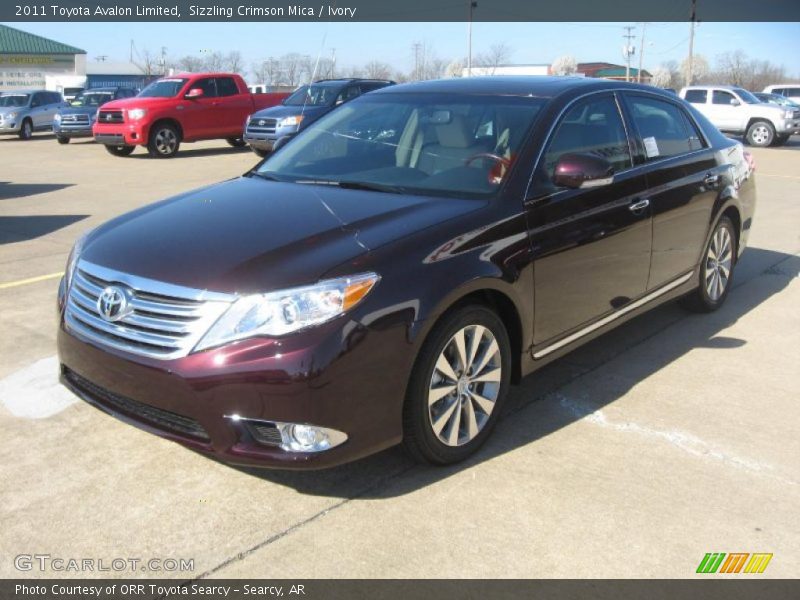 Sizzling Crimson Mica / Ivory 2011 Toyota Avalon Limited