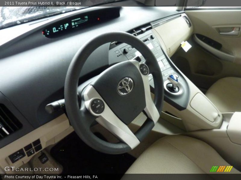 Black / Bisque 2011 Toyota Prius Hybrid II