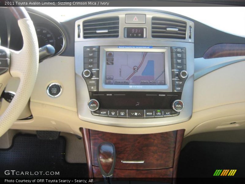 Sizzling Crimson Mica / Ivory 2011 Toyota Avalon Limited