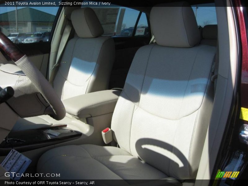 Sizzling Crimson Mica / Ivory 2011 Toyota Avalon Limited
