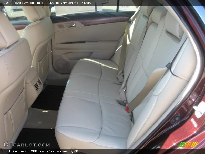 Sizzling Crimson Mica / Ivory 2011 Toyota Avalon Limited