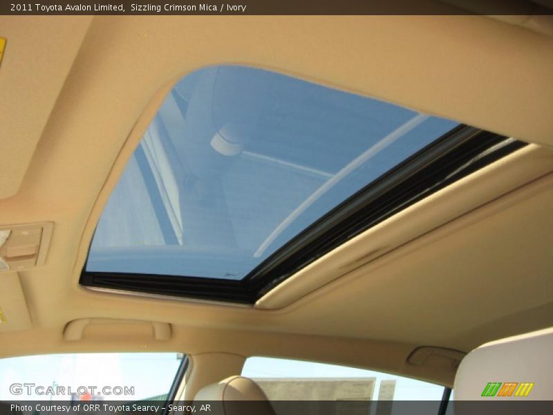 Sizzling Crimson Mica / Ivory 2011 Toyota Avalon Limited