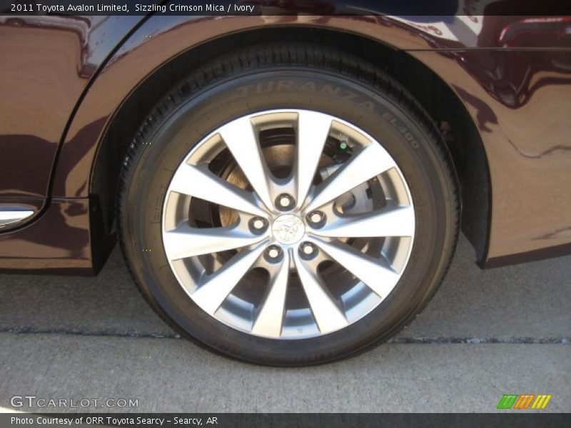 Sizzling Crimson Mica / Ivory 2011 Toyota Avalon Limited