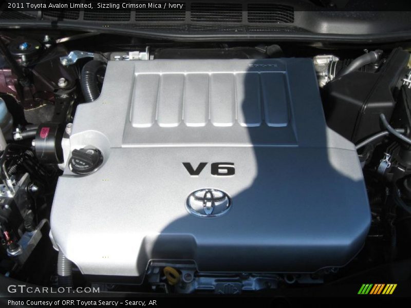 Sizzling Crimson Mica / Ivory 2011 Toyota Avalon Limited