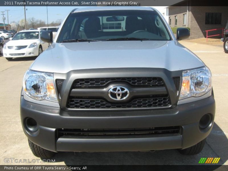 Silver Streak Mica / Graphite Gray 2011 Toyota Tacoma PreRunner Access Cab