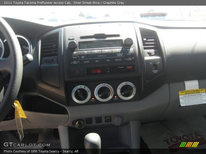 Silver Streak Mica / Graphite Gray 2011 Toyota Tacoma PreRunner Access Cab