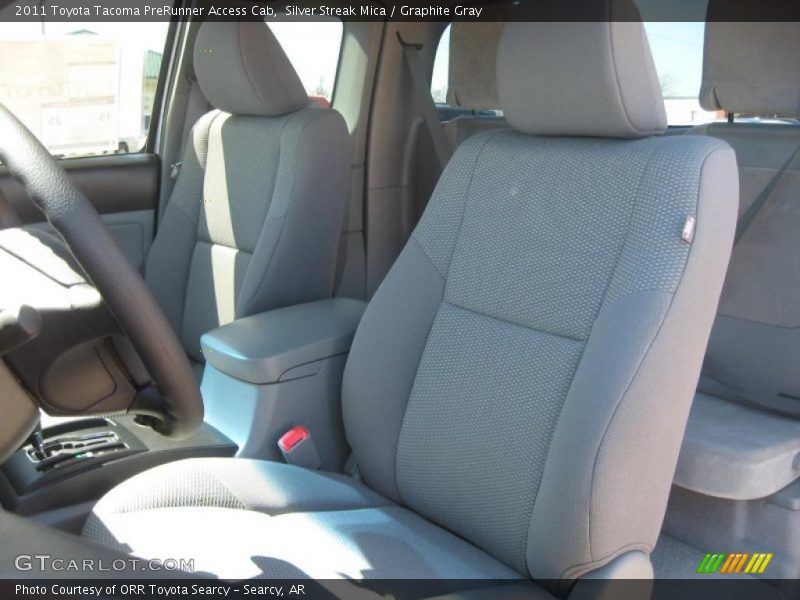 Silver Streak Mica / Graphite Gray 2011 Toyota Tacoma PreRunner Access Cab