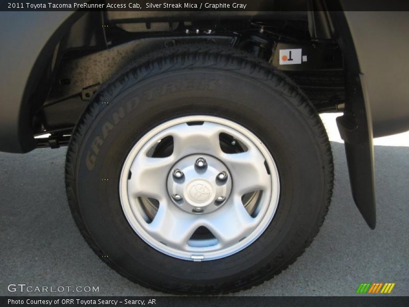 Silver Streak Mica / Graphite Gray 2011 Toyota Tacoma PreRunner Access Cab