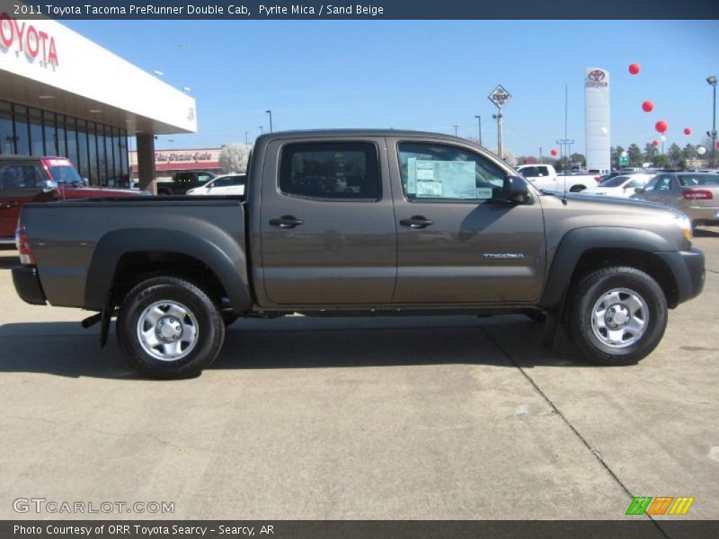 Pyrite Mica / Sand Beige 2011 Toyota Tacoma PreRunner Double Cab