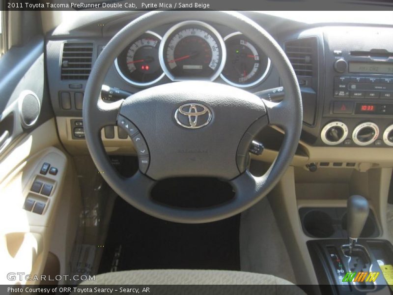 Pyrite Mica / Sand Beige 2011 Toyota Tacoma PreRunner Double Cab