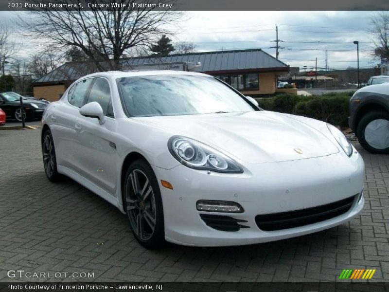 Carrara White / Platinum Grey 2011 Porsche Panamera S