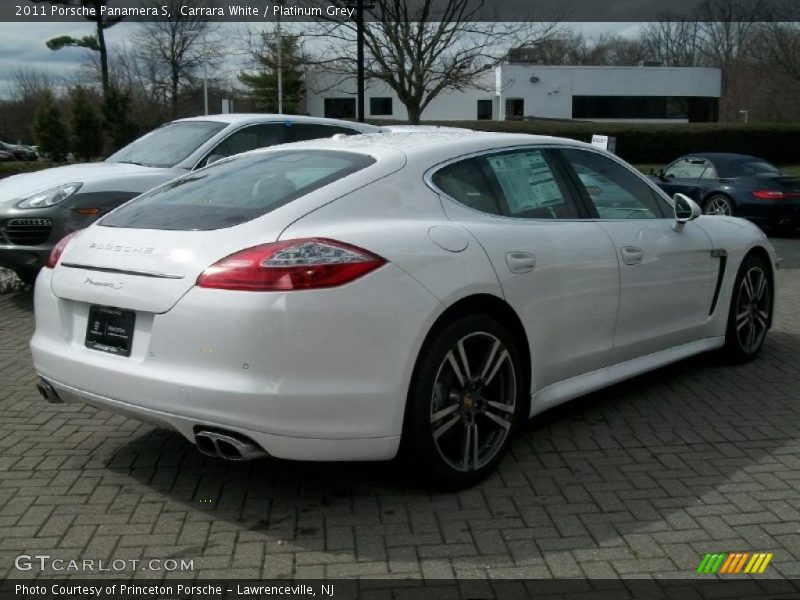 Carrara White / Platinum Grey 2011 Porsche Panamera S