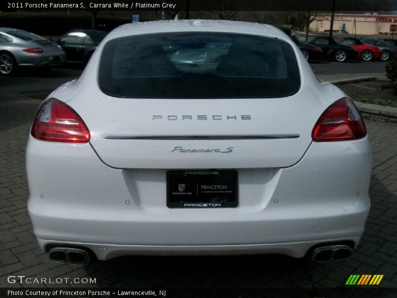 Carrara White / Platinum Grey 2011 Porsche Panamera S