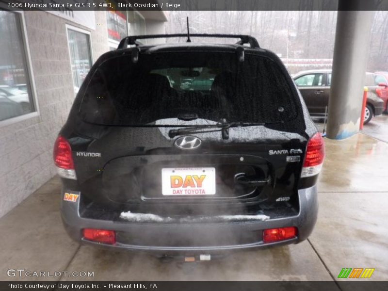 Black Obsidian / Beige 2006 Hyundai Santa Fe GLS 3.5 4WD