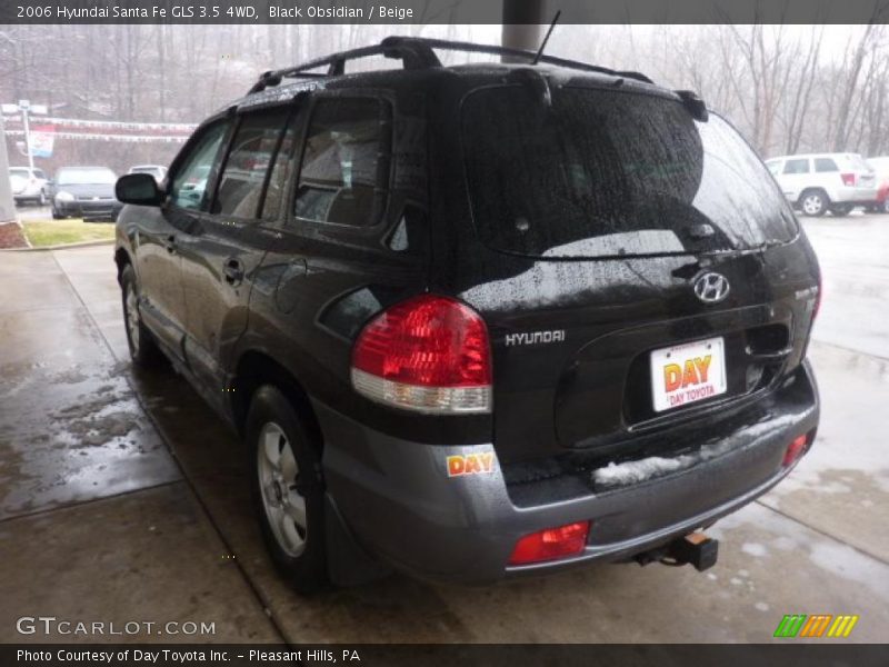 Black Obsidian / Beige 2006 Hyundai Santa Fe GLS 3.5 4WD