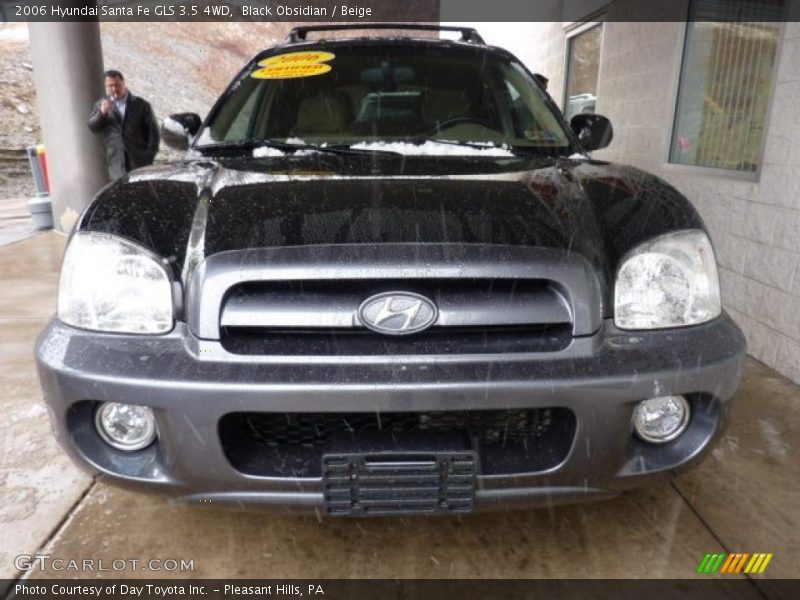 Black Obsidian / Beige 2006 Hyundai Santa Fe GLS 3.5 4WD