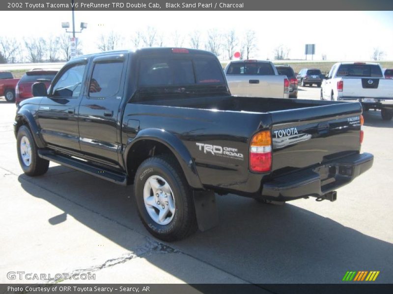 Black Sand Pearl / Charcoal 2002 Toyota Tacoma V6 PreRunner TRD Double Cab