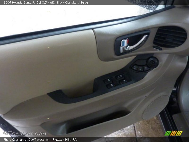 Black Obsidian / Beige 2006 Hyundai Santa Fe GLS 3.5 4WD