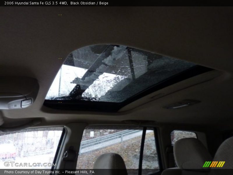 Black Obsidian / Beige 2006 Hyundai Santa Fe GLS 3.5 4WD