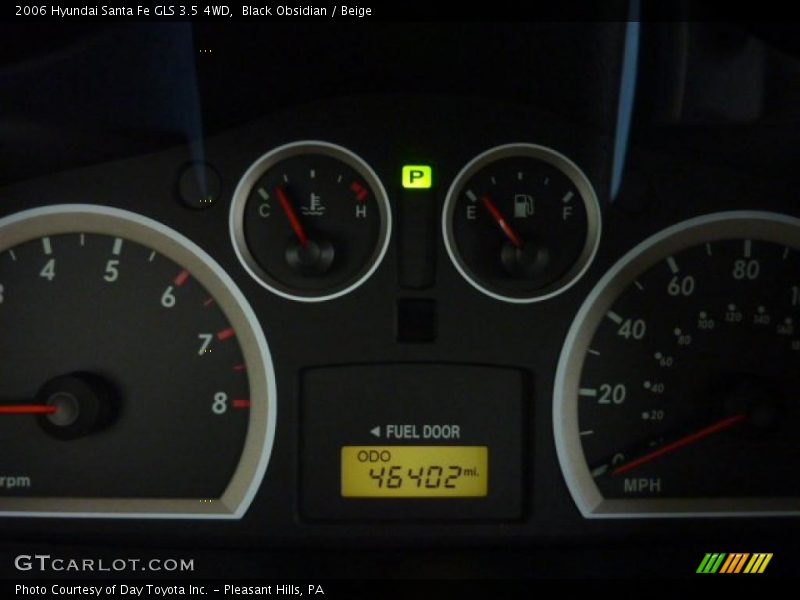 Black Obsidian / Beige 2006 Hyundai Santa Fe GLS 3.5 4WD