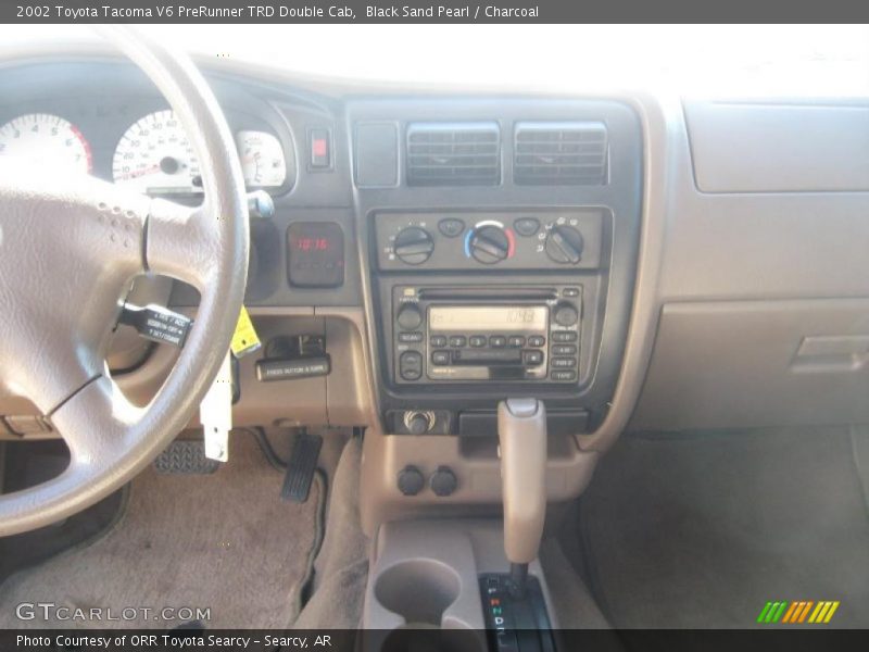 Black Sand Pearl / Charcoal 2002 Toyota Tacoma V6 PreRunner TRD Double Cab