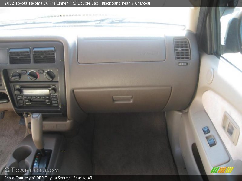Black Sand Pearl / Charcoal 2002 Toyota Tacoma V6 PreRunner TRD Double Cab