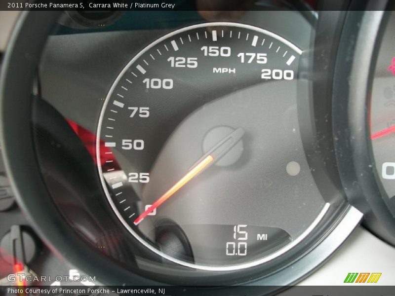 Carrara White / Platinum Grey 2011 Porsche Panamera S
