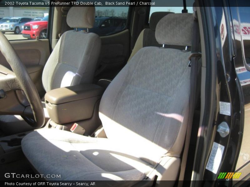 Black Sand Pearl / Charcoal 2002 Toyota Tacoma V6 PreRunner TRD Double Cab