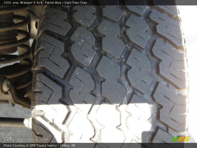 Patriot Blue / Dark Slate Gray 2003 Jeep Wrangler X 4x4