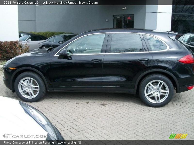 Jet Black Metallic / Umber Brown/Cream 2011 Porsche Cayenne S