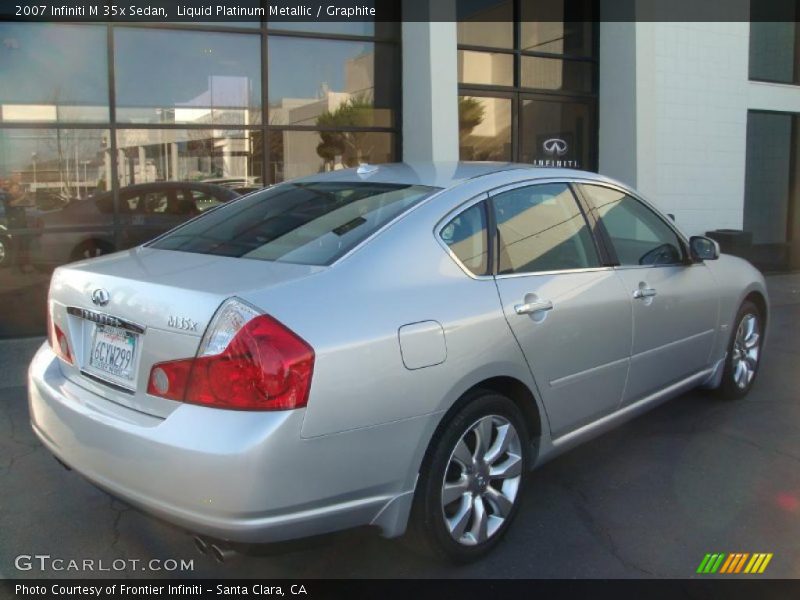 Liquid Platinum Metallic / Graphite 2007 Infiniti M 35x Sedan