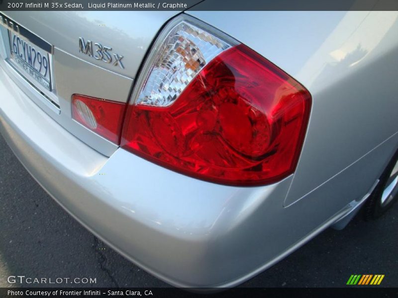 Liquid Platinum Metallic / Graphite 2007 Infiniti M 35x Sedan