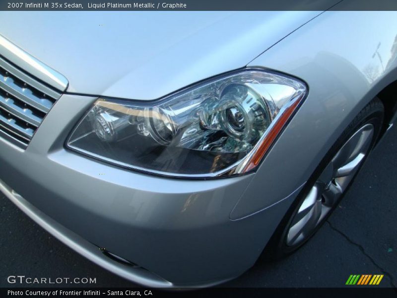 Liquid Platinum Metallic / Graphite 2007 Infiniti M 35x Sedan