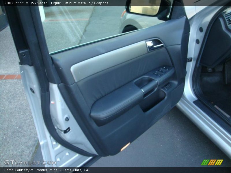 Liquid Platinum Metallic / Graphite 2007 Infiniti M 35x Sedan