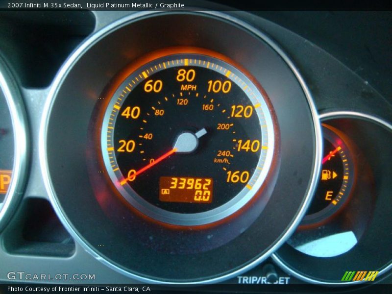 Liquid Platinum Metallic / Graphite 2007 Infiniti M 35x Sedan
