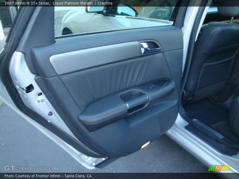 Liquid Platinum Metallic / Graphite 2007 Infiniti M 35x Sedan
