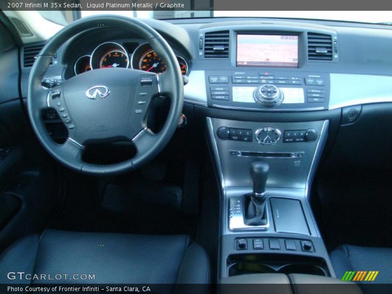Liquid Platinum Metallic / Graphite 2007 Infiniti M 35x Sedan