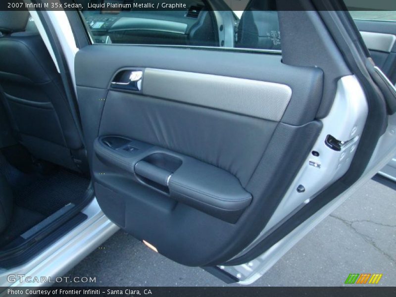 Liquid Platinum Metallic / Graphite 2007 Infiniti M 35x Sedan