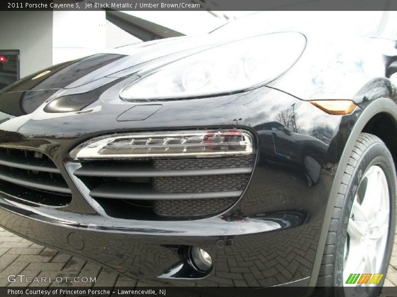 Jet Black Metallic / Umber Brown/Cream 2011 Porsche Cayenne S